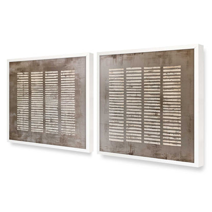 [Color:Opaque White], Picture of art in an Opaque White frame at an angle