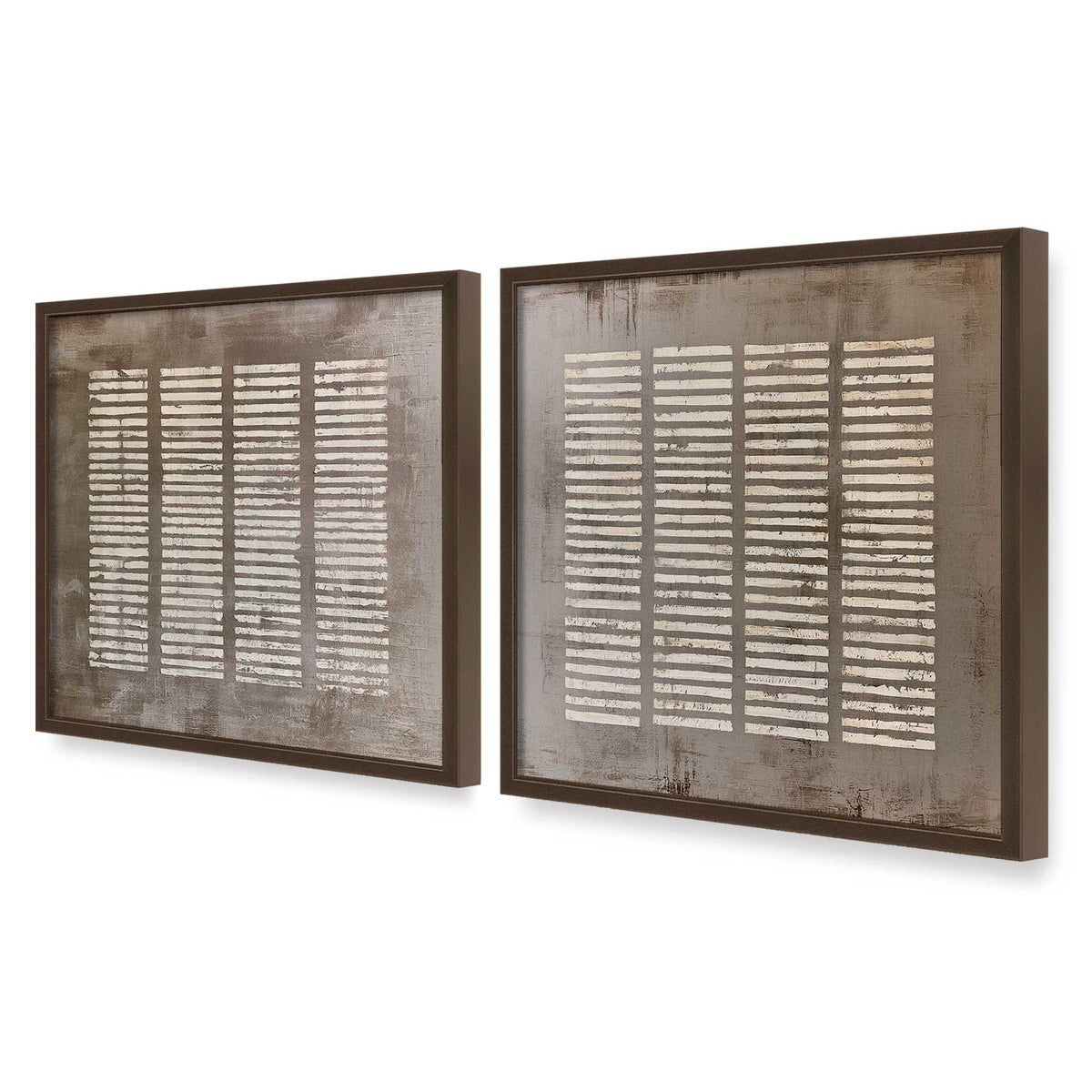 [Color:Belvinder Brown], Picture of art in a Belvinder Brown frame at an angle