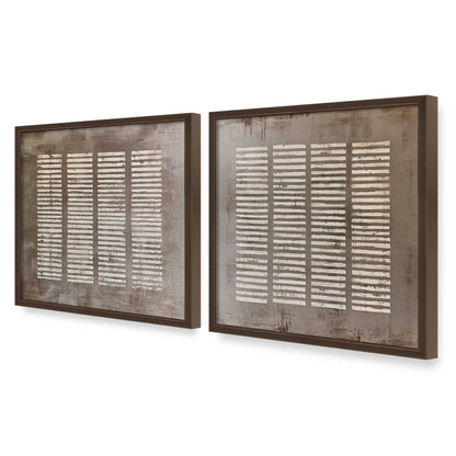 [Color:Belvinder Brown], Picture of art in a Belvinder Brown frame at an angle