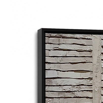 [Color:Satin Black], Picture of art in a Satin Black frame at an angle