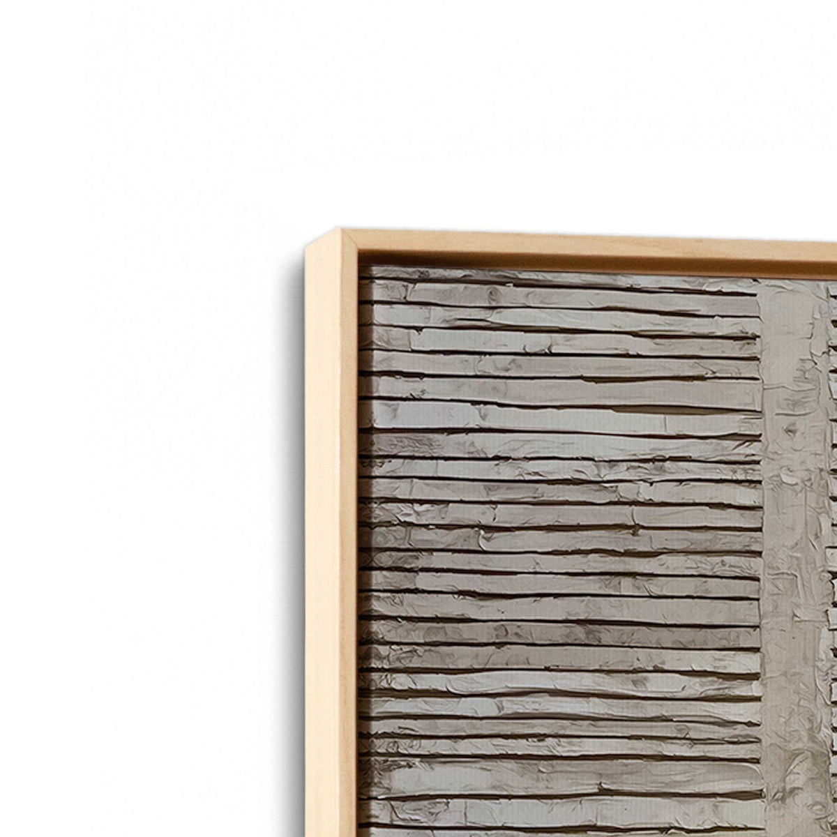 [Color:American Maple], Picture of art in an American Maple frame at an angle