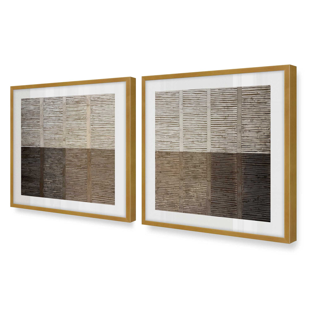 [Color:Polished Gold], Picture of art in a Polished Gold frame of the corner