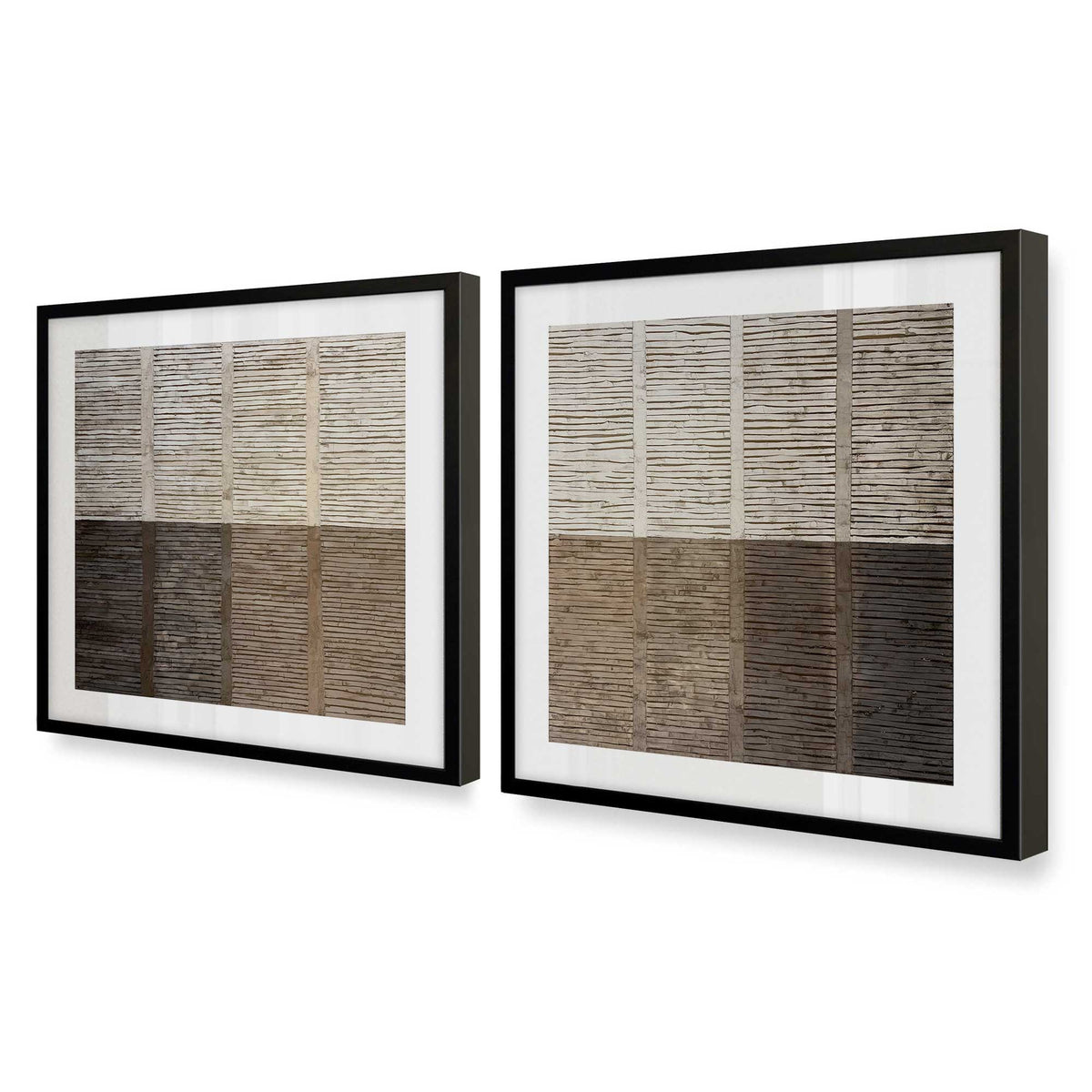 [Color:Satin Black], Picture of art in a Satin Black frame at an angle
