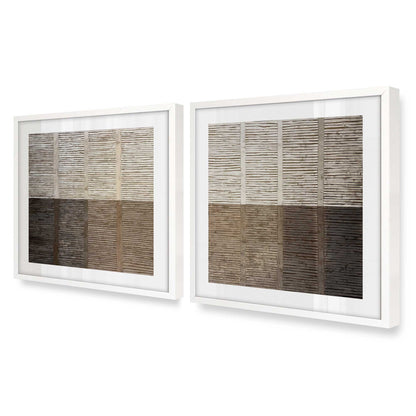 [Color:Opaque White], Picture of art in an Opaque White frame at an angle