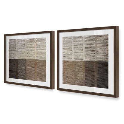 [Color:Belvinder Brown], Picture of art in a Belvinder Brown frame at an angle