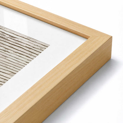 [Color:American Maple], Picture of art in an American Maple frame of the corner