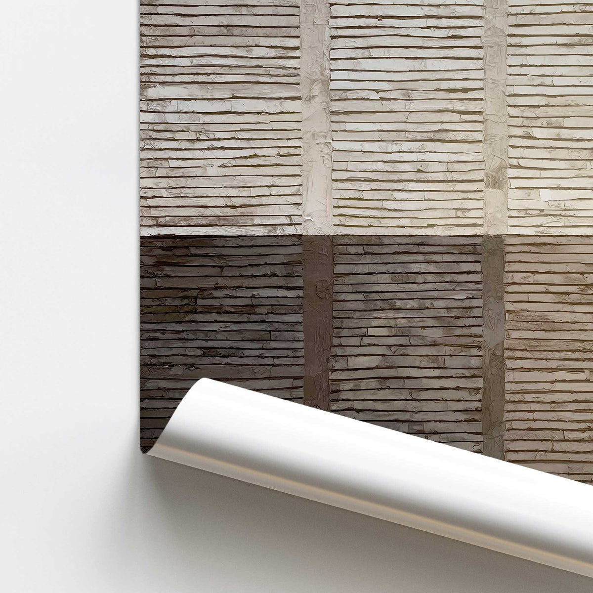 [color:Rolled Print], Picture of close up of art