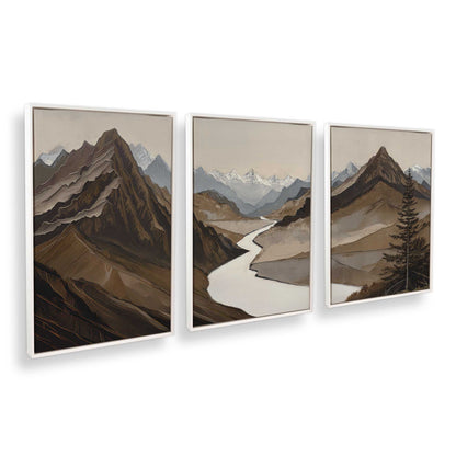 [Color:Opaque White], Picture of art in a White frame at an angle