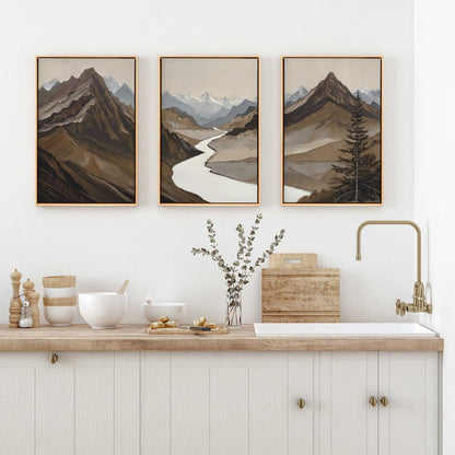 [Color:Walnut], Picture of art in a Walnut frame