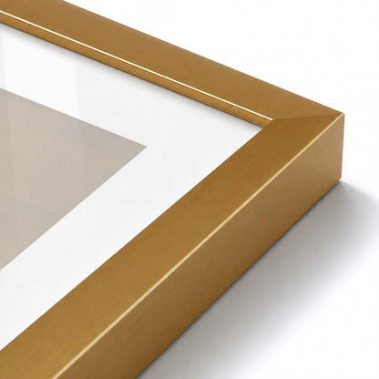 [Color:Polished Gold], Picture of art in a Polished Gold frame of the corner