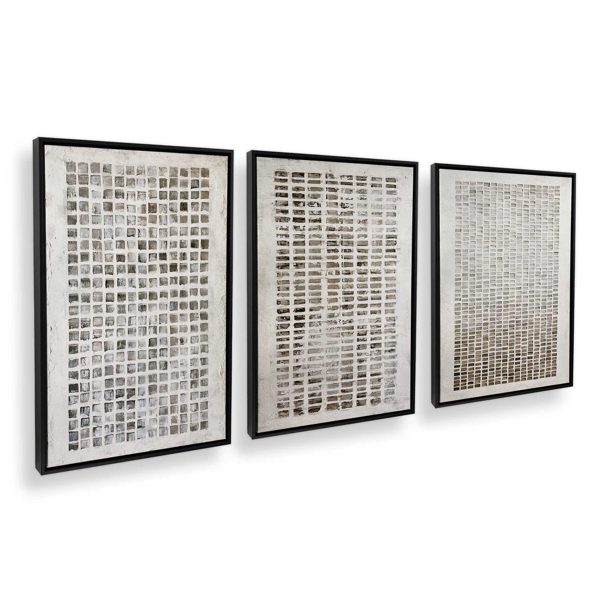 [Color:Satin Black], Picture of art in a Satin Black frame at an angle