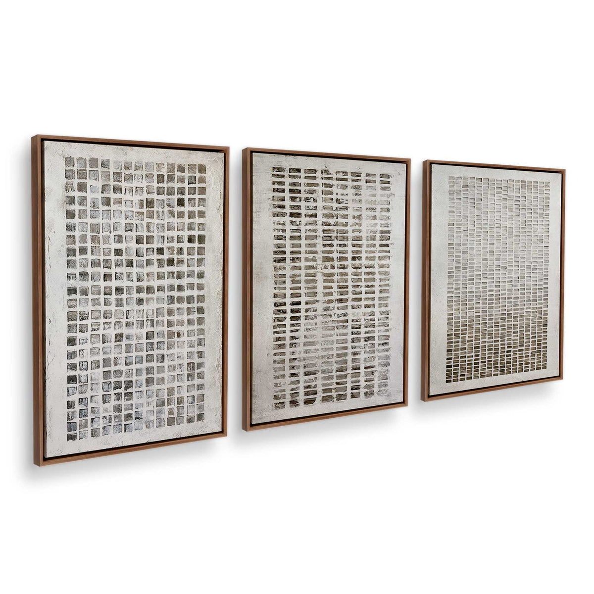 [Color:Walnut], Picture of art in a Walnut frame at an angle