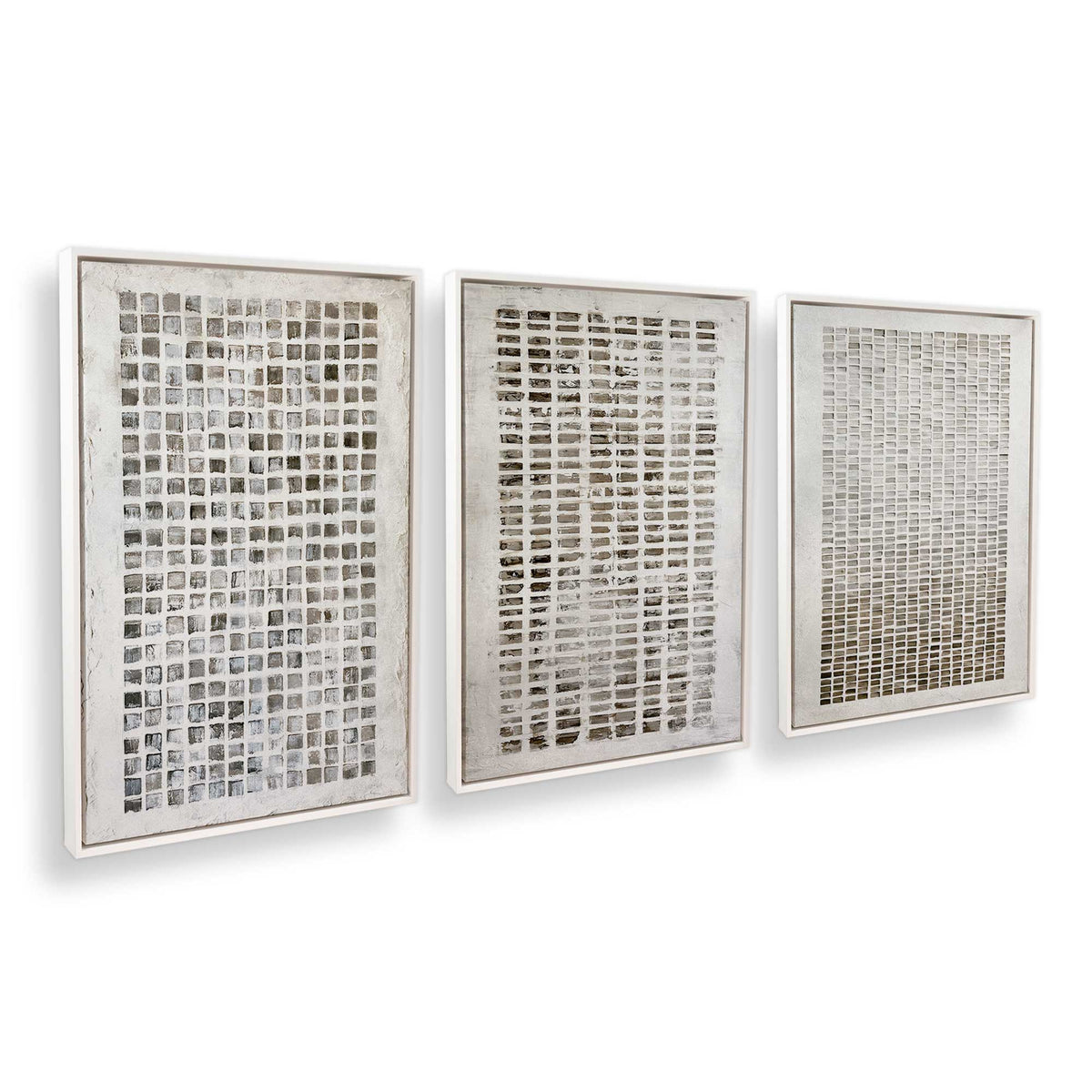 [Color:Opaque White], Picture of art in a White frame at an angle