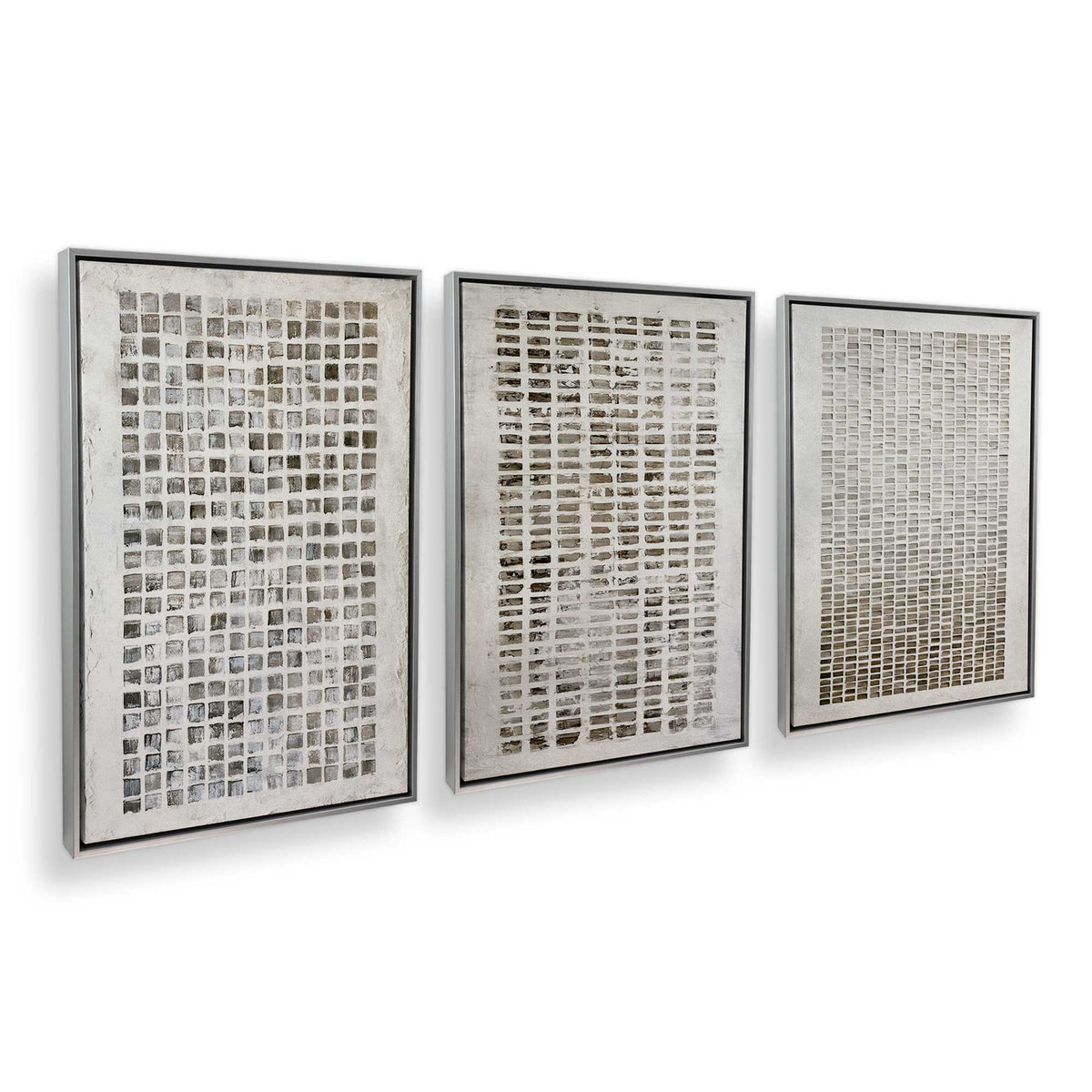 [Color:Polished Chrome], Picture of art in a Polished Chrome frame at an angle