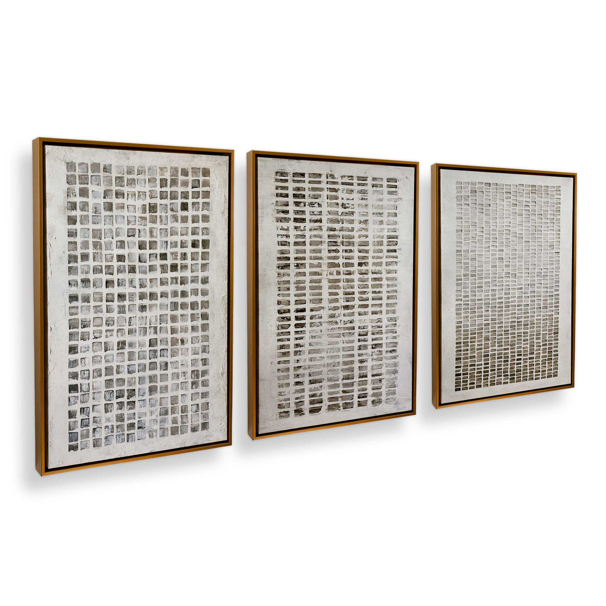 [Color:Polished Gold], Picture of art in a Polished Gold frame at an angle