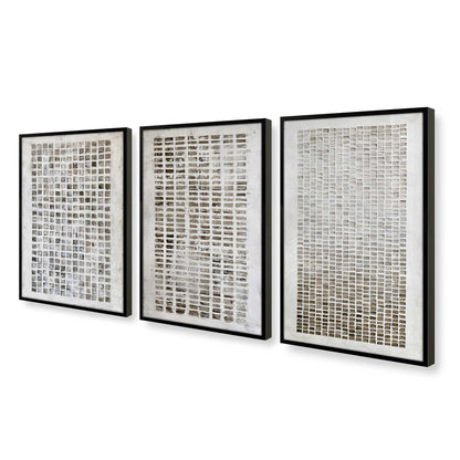[Color:Satin Black], Picture of art in a Satin Black frame at an angle