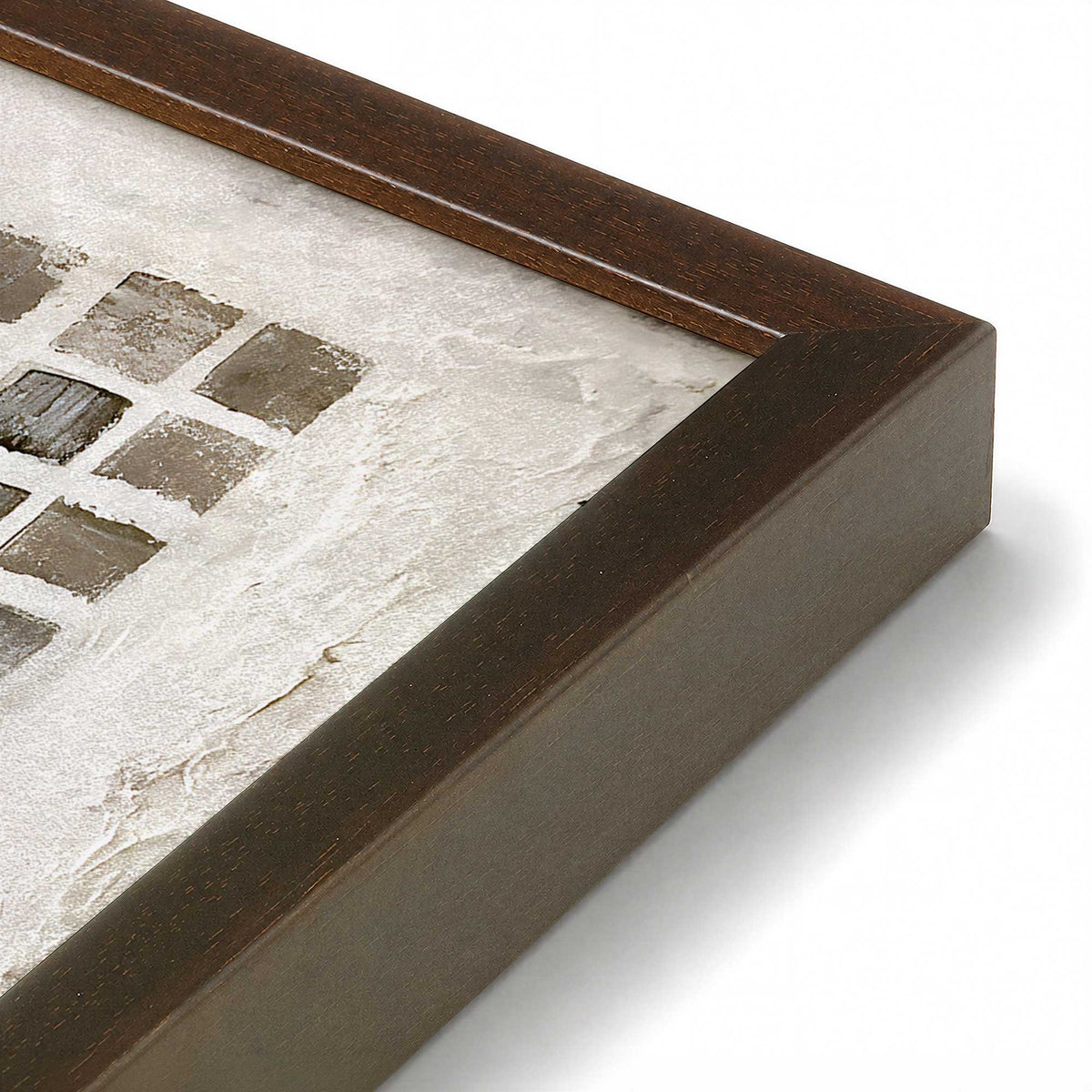 [Color:Belvinder Brown], Picture of art in a Belvinder Brown frame of the corner