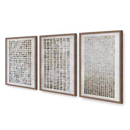 [Color:Walnut], Picture of art in a Walnut frame at an angle