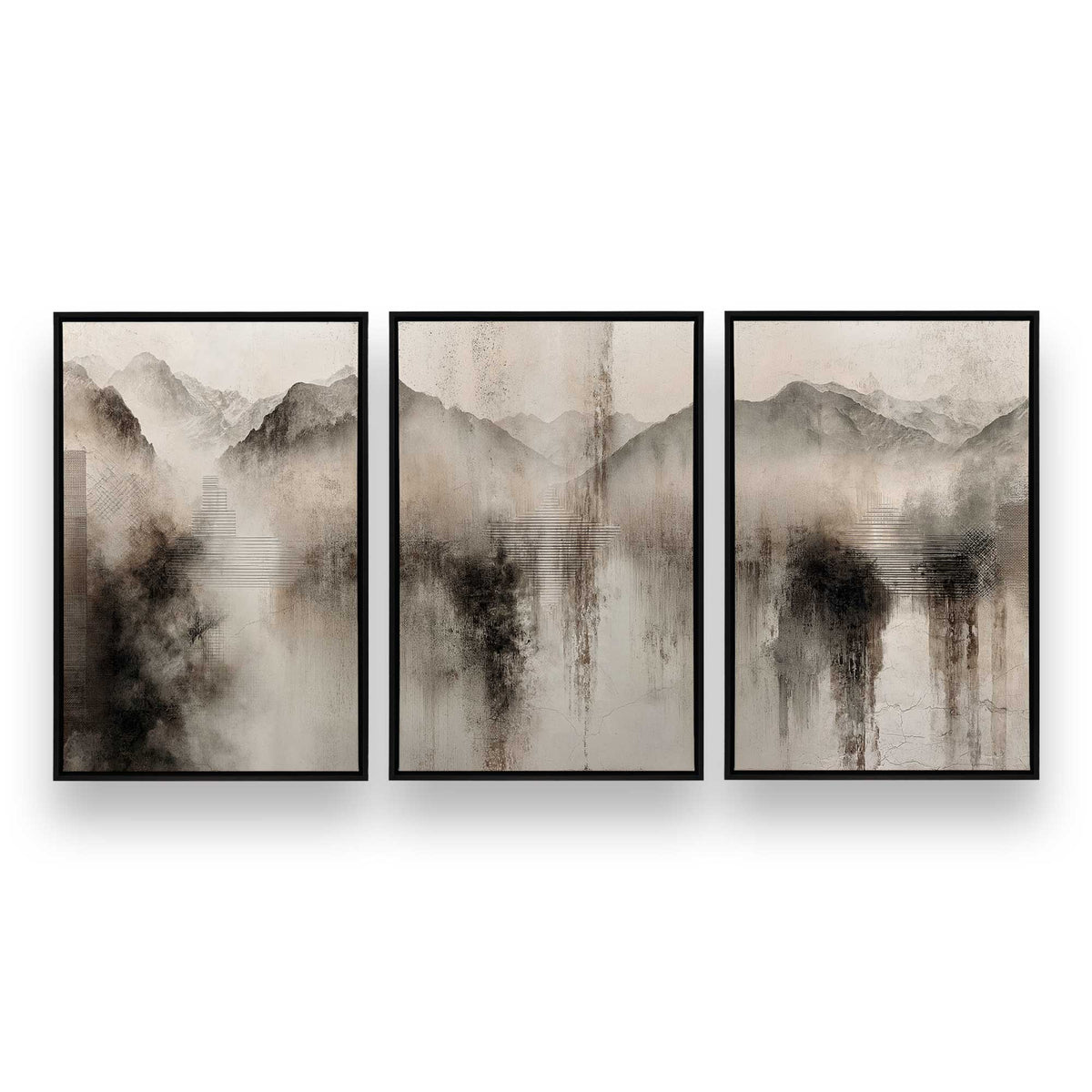 [Color:Satin Black], Picture of art in a Satin Black frame
