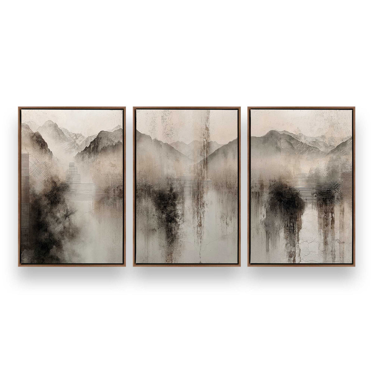 [Color:Walnut], Picture of art in a Walnut frame