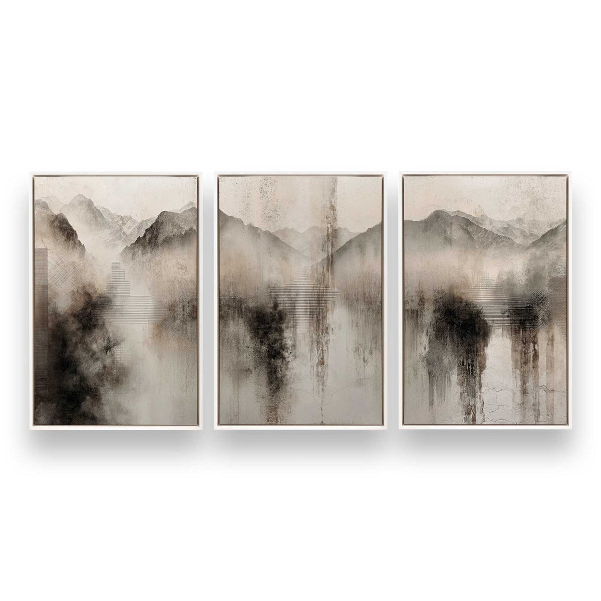 [Color:Opaque White], Picture of art in a White frame