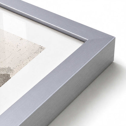 [Color:Polished Chrome], Picture of art in a Polished Chrome frame of the corner