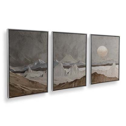 [Color:Polished Chrome], Picture of art in a Polished Chrome frame at an angle