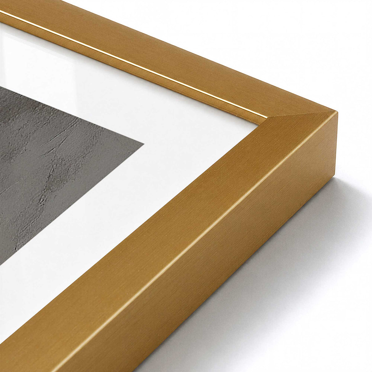 [Color:Polished Gold], Picture of art in a Polished Gold frame of the corner