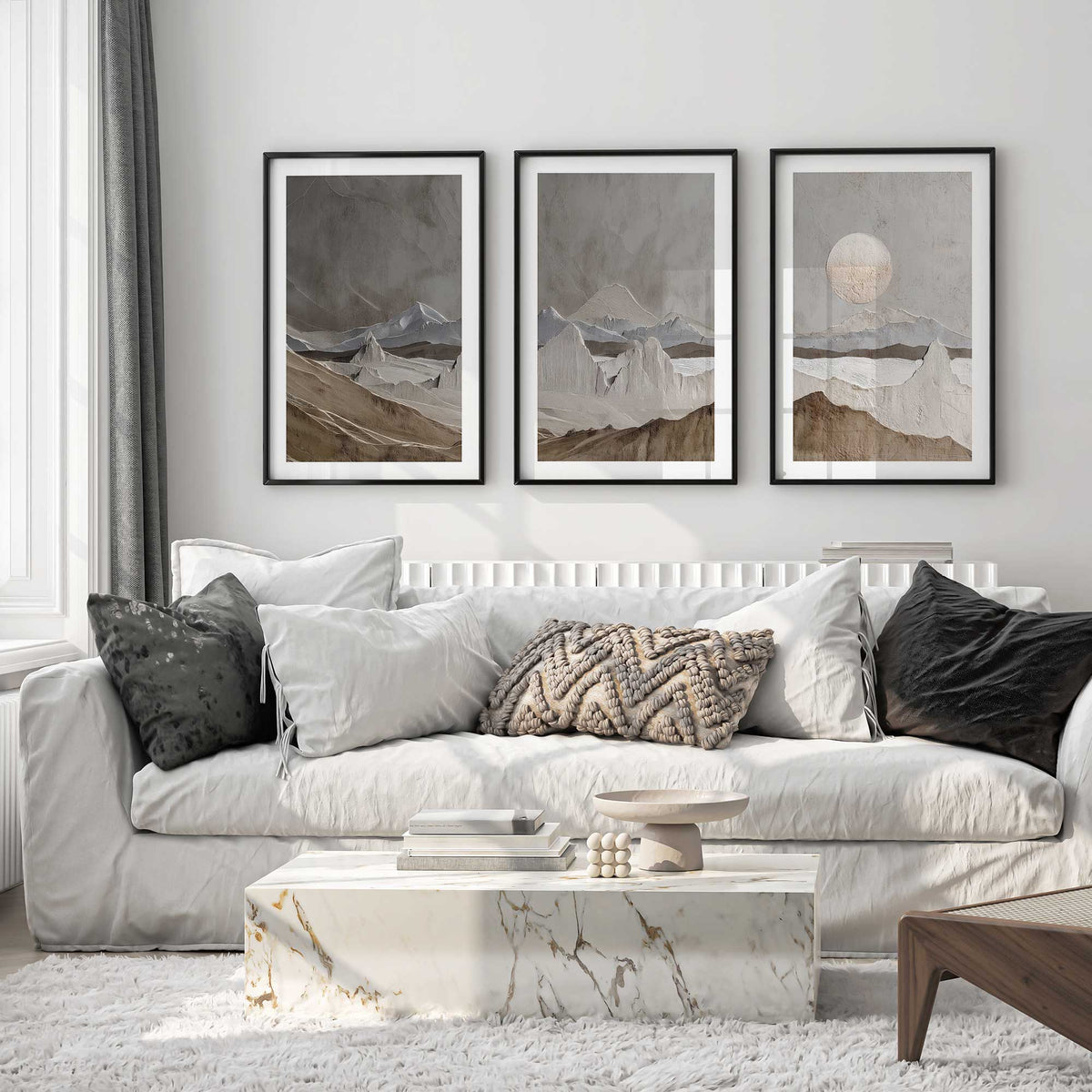 [Color:Walnut], Picture of art in a Walnut frame