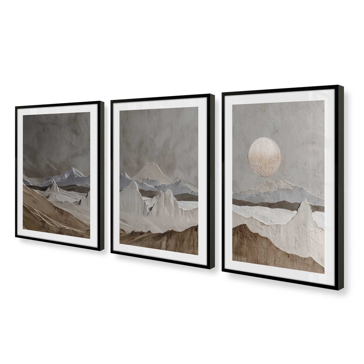 [Color:Satin Black], Picture of art in a Satin Black frame at an angle
