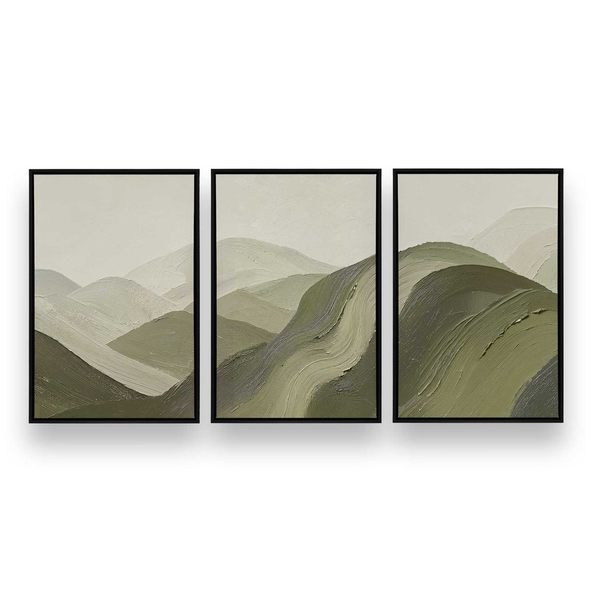[Color:Satin Black], Picture of art in a Satin Black frame