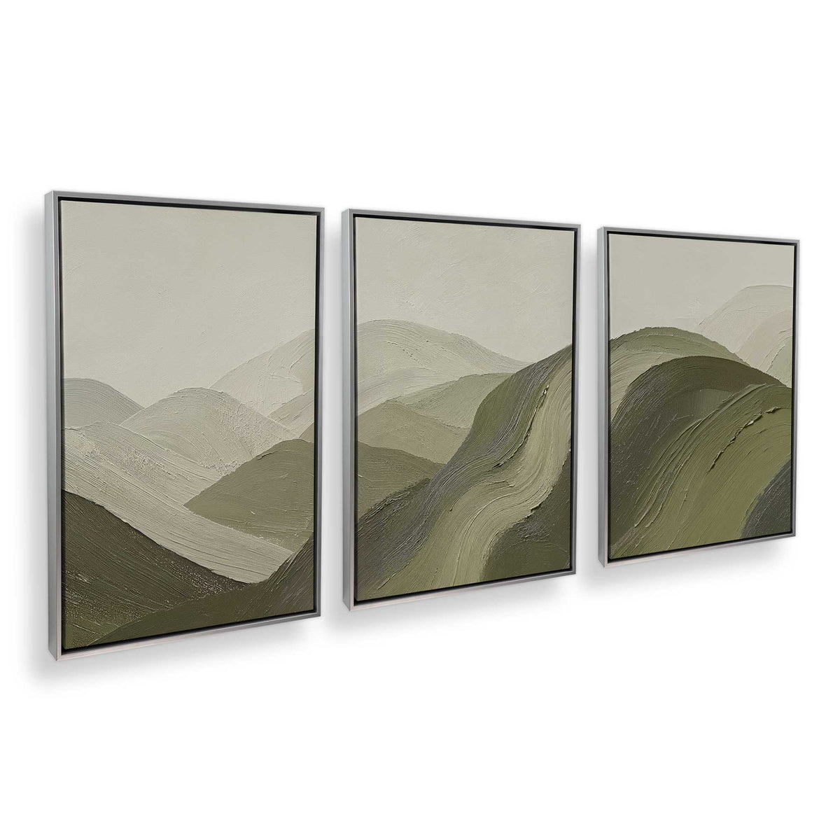 [Color:Polished Chrome], Picture of art in a Polished Chrome frame at an angle