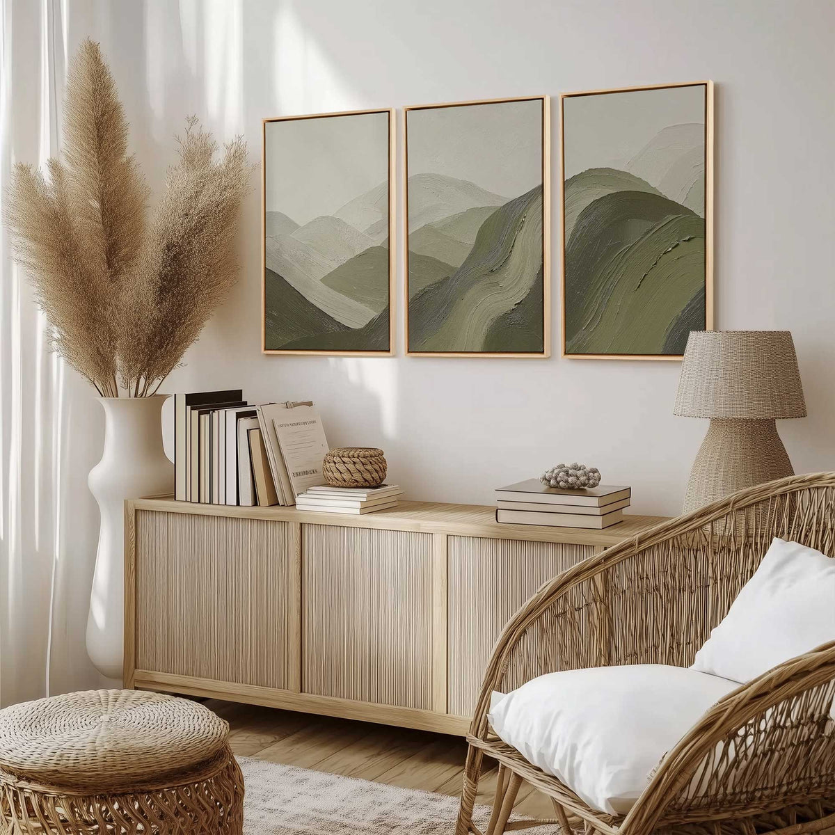 [Color:Opaque White], Picture of art in a White frame