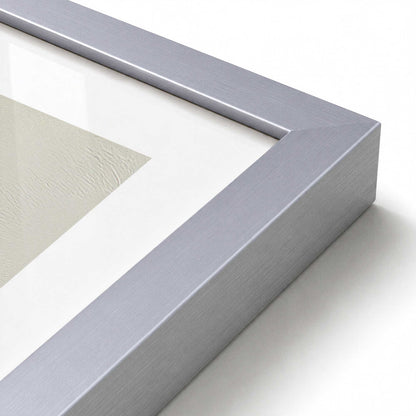[Color:Polished Chrome], Picture of art in a Polished Chrome frame of the corner