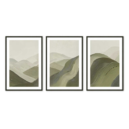 [Color:Satin Black], Picture of art in a Satin Black frame
