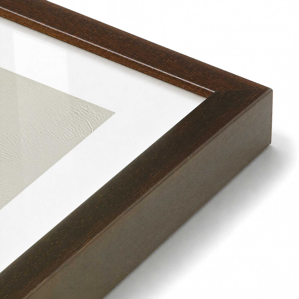 [Color:Belvinder Brown], Picture of art in a Belvinder Brown frame of the corner