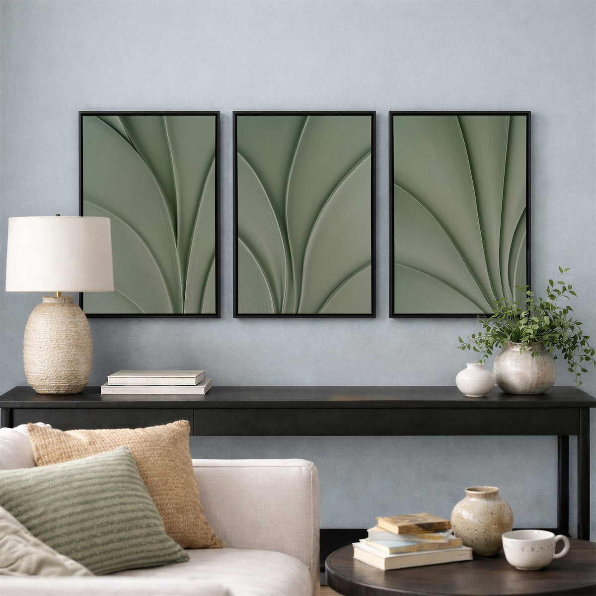 [Color:Satin Black], Picture of art in a Satin Black frame
