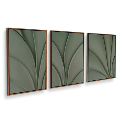 [Color:Walnut], Picture of art in a Walnut frame at an angle
