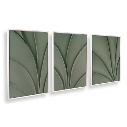 [Color:Opaque White], Picture of art in a White frame at an angle