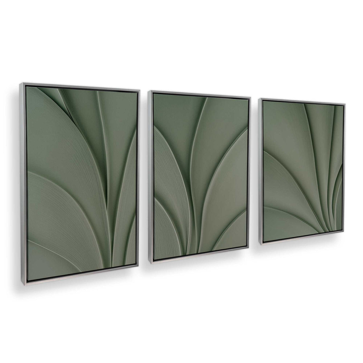 [Color:Polished Chrome], Picture of art in a Polished Chrome frame at an angle