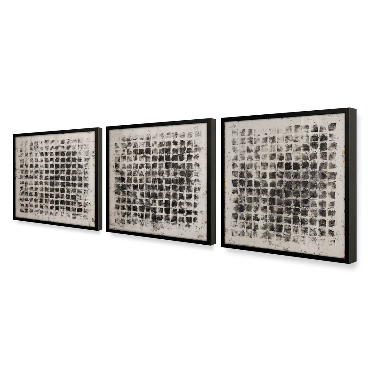 [Color:Satin Black], Picture of art in a Satin Black frame at an angle