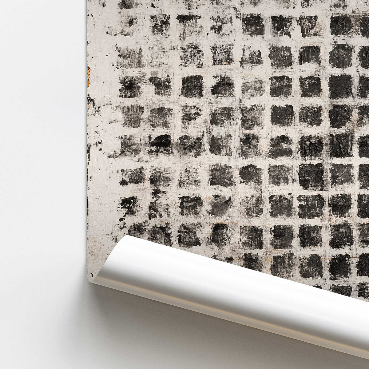 [color:Rolled Print], Picture of close up of art