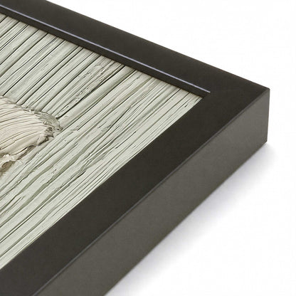 [Color:Satin Black], Picture of art in a Satin Black frame of the corner