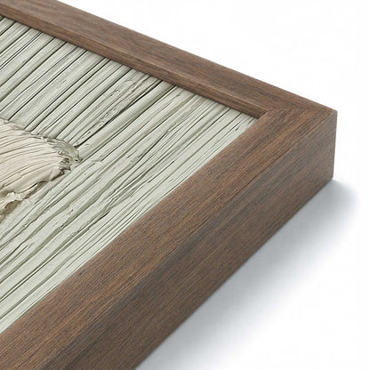 [Color:Walnut], Picture of art in a Walnut frame of the corner