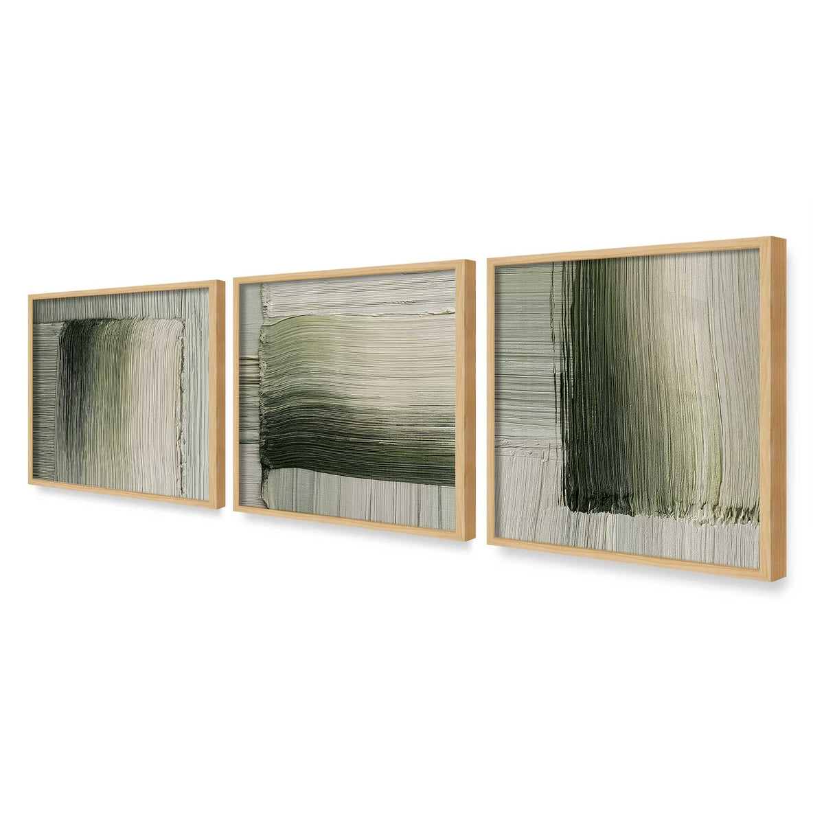 [Color:American Maple], Picture of art in a American Maple frame at an angle