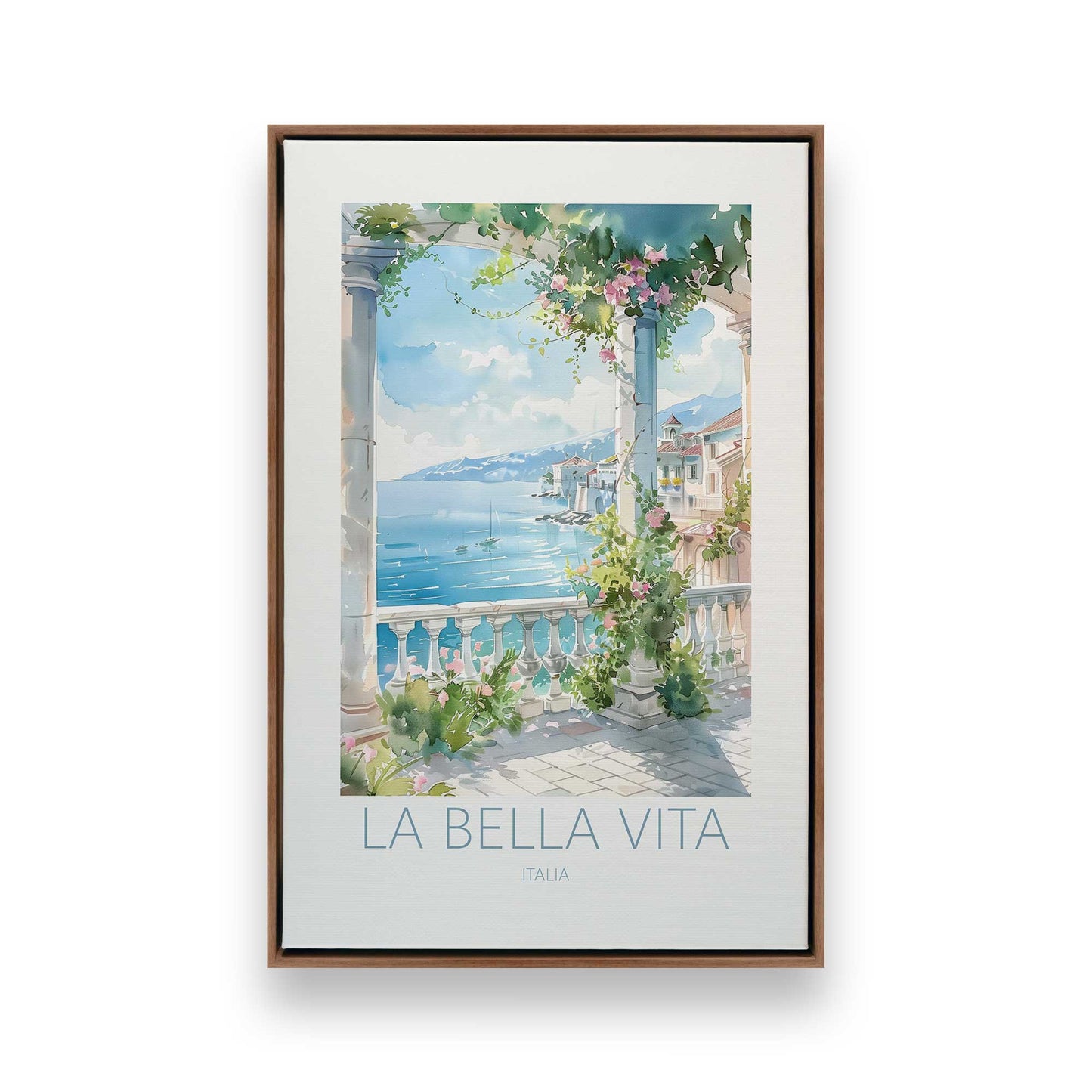 [Color:Walnut], Picture of art in a Walnut frame