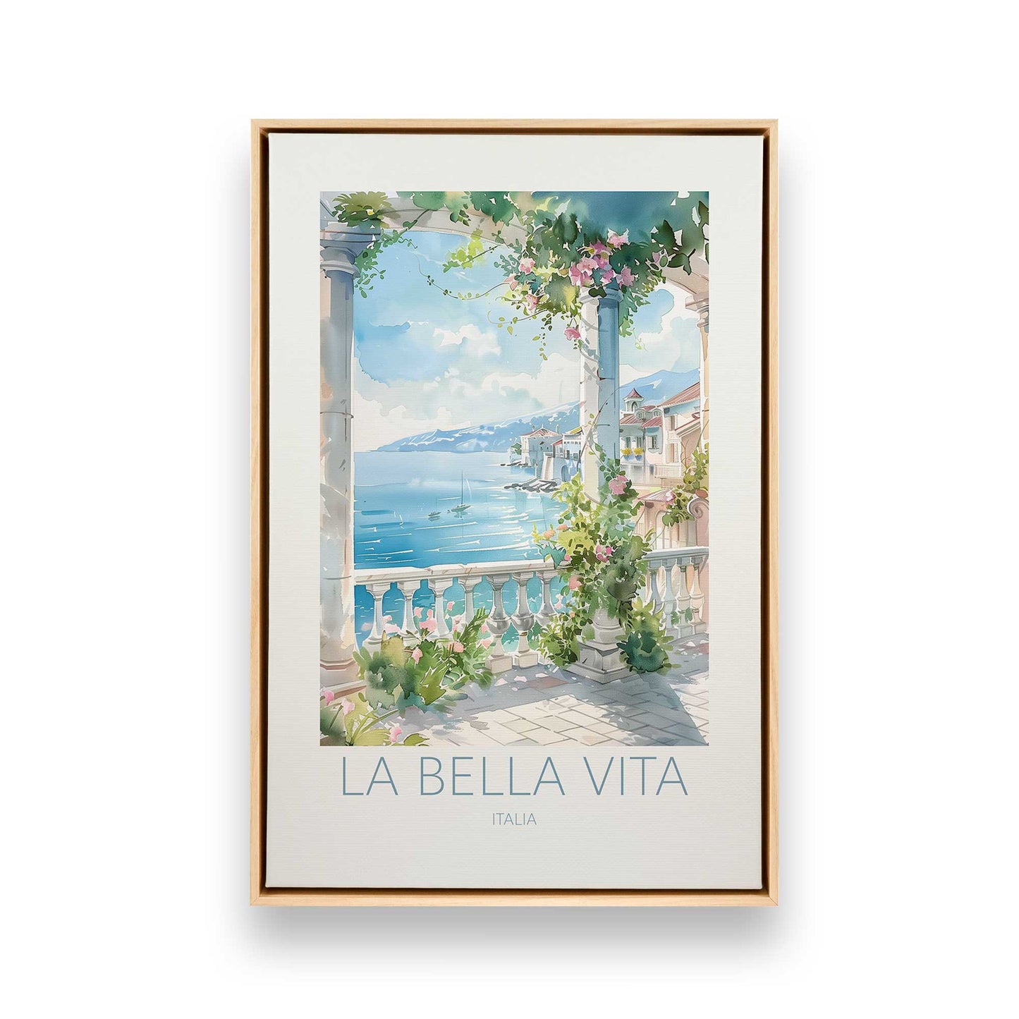 [Color:American Maple], Picture of art in a American Maple frame