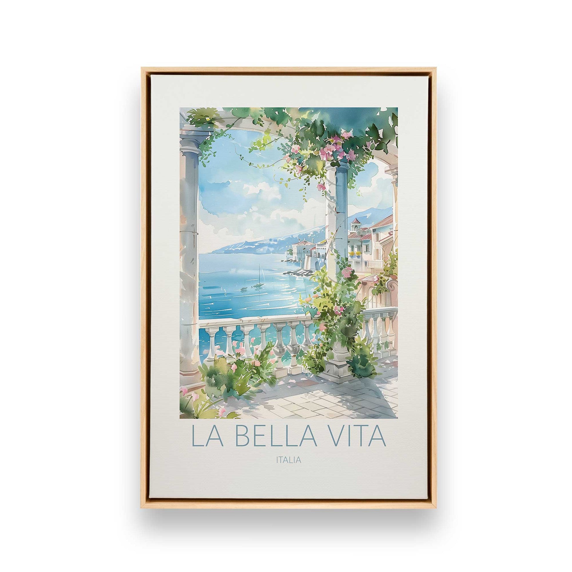 [Color:American Maple], Picture of art in a American Maple frame