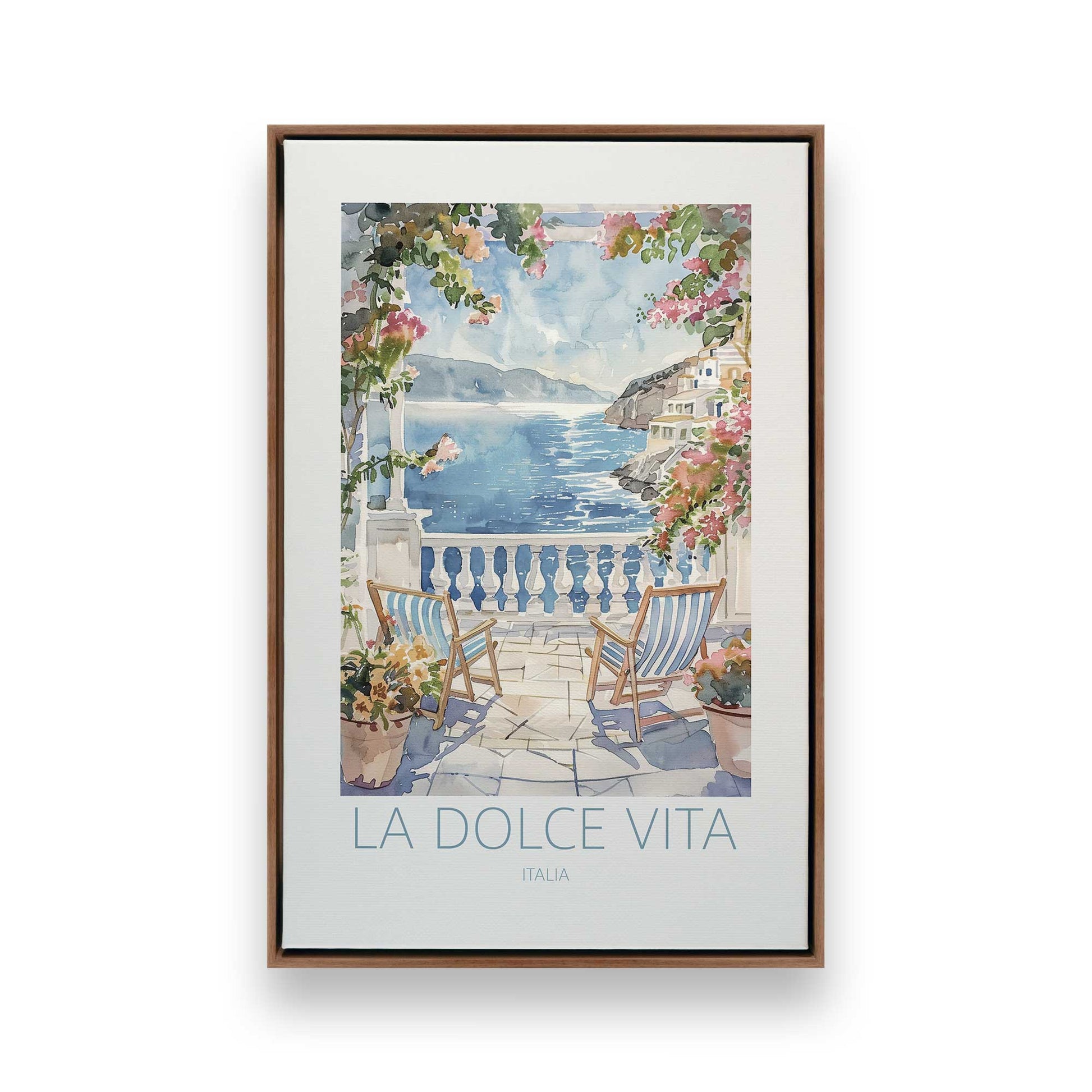 [Color:Walnut], Picture of art in a Walnut frame