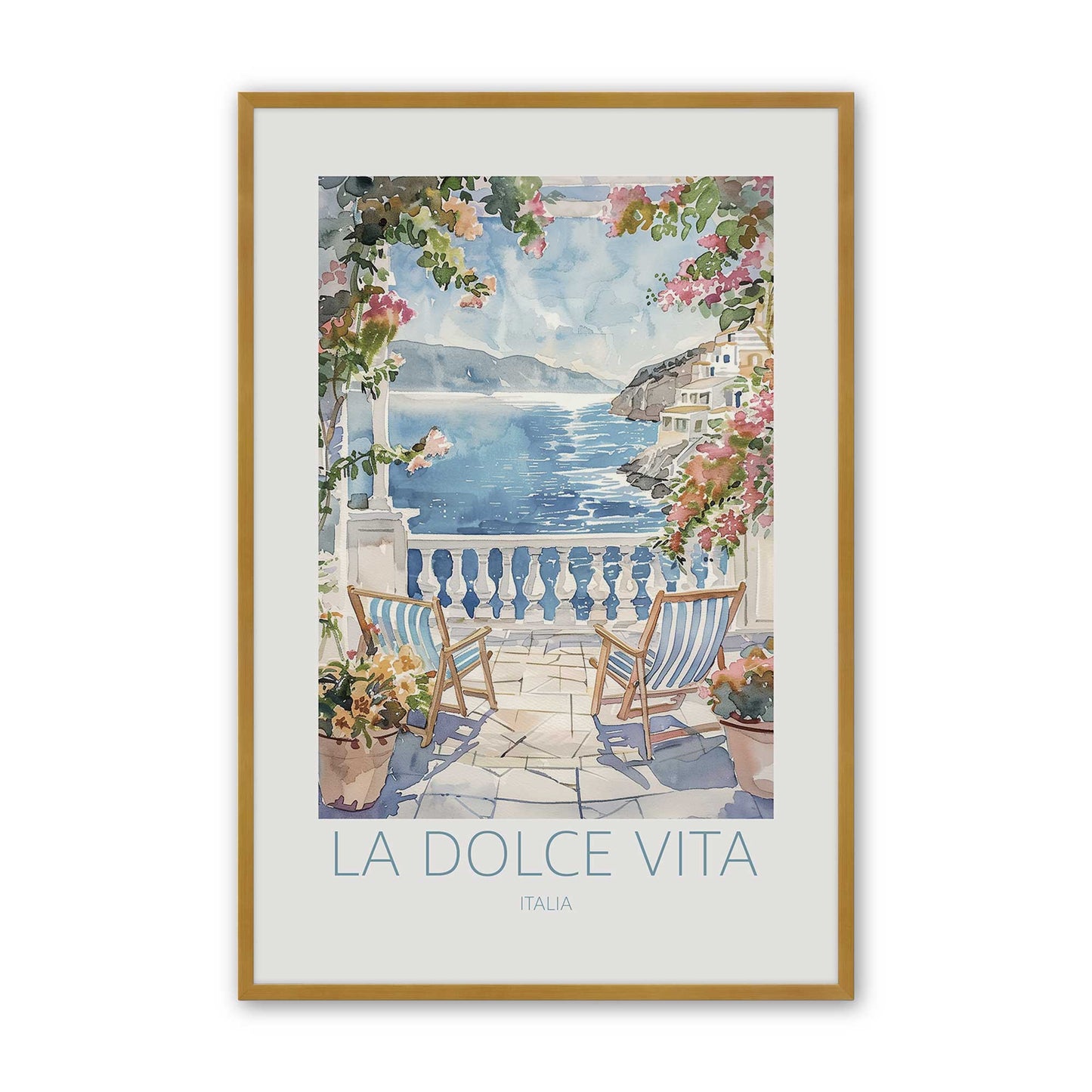 [Color:Polished Gold], Picture of art in a Polished Gold frame